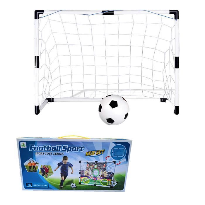 Mini-cage de football,Filet de but de football pliant pour adultes et enfants,poteau de football,entraînement - WHITE[F3622]