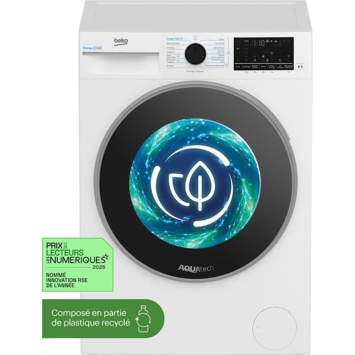 Lave linge BEKO B7WFT394081W 9kg 1400trmin