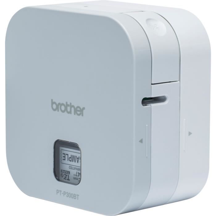 Cube Etiqueteuse Compacte - BROTHER PT-P300BT P-Touch se Connecte Facilement aux Smartphones et Tabl