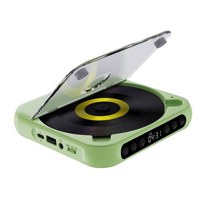 Lecteur CD Bluetooth - BYTELIKE - Ultra fin - Batterie 2000mAh - Bluetooth 5.3 - Haut-parleur 2W