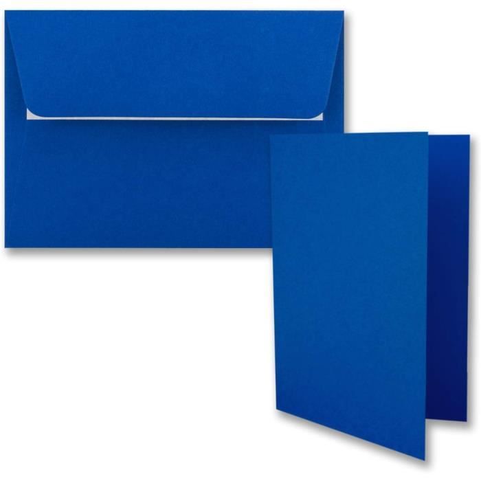 Set di biglietti pieghevoli, formato DIN B6, 12 x 17 cm, interno