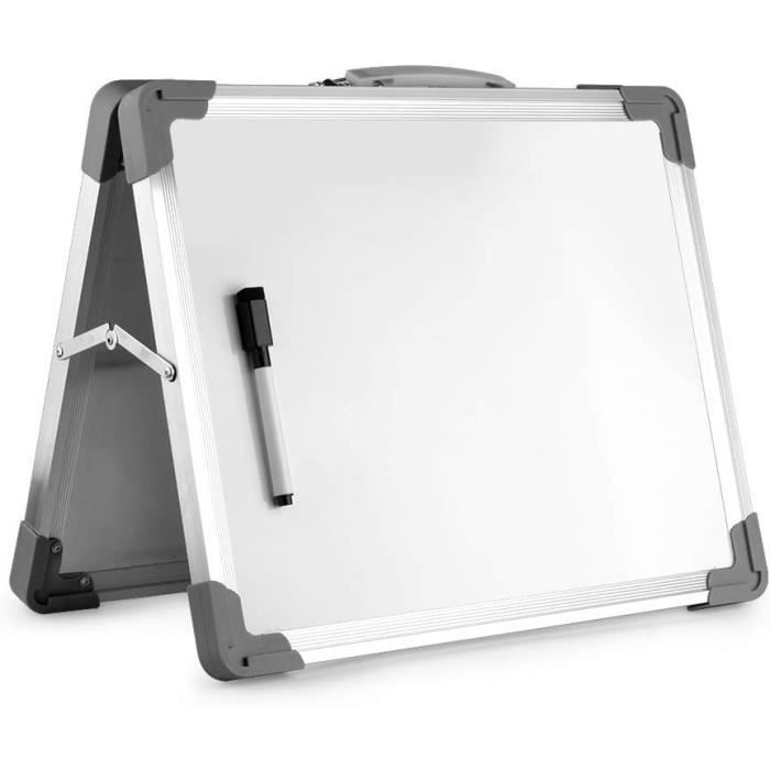 Bloc-Notes Réversible De Petit Chevalet De Bureau Blanc Effaçable De ...