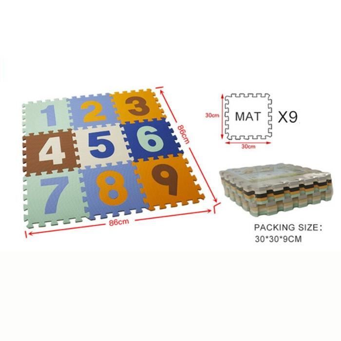 EVA Foam Play Mat with Fence Baby Puzzle Jigsaw Floor Mats Thick Carpet