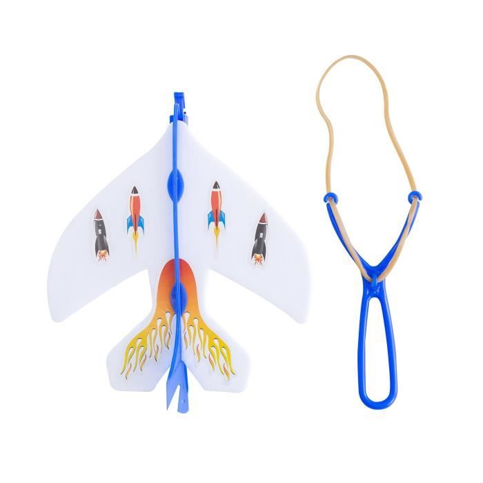 Kit 6 Avions Planeurs à Bande élastique Gogogmee - Modèles Volants Réutilisables Pour Enfants