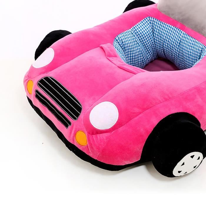 Drfeify Jouets de canapé de voiture Jouet de voiture en peluche pour bébé, chaise de puericulture aire Rose 27,6 X 21,7 pouces