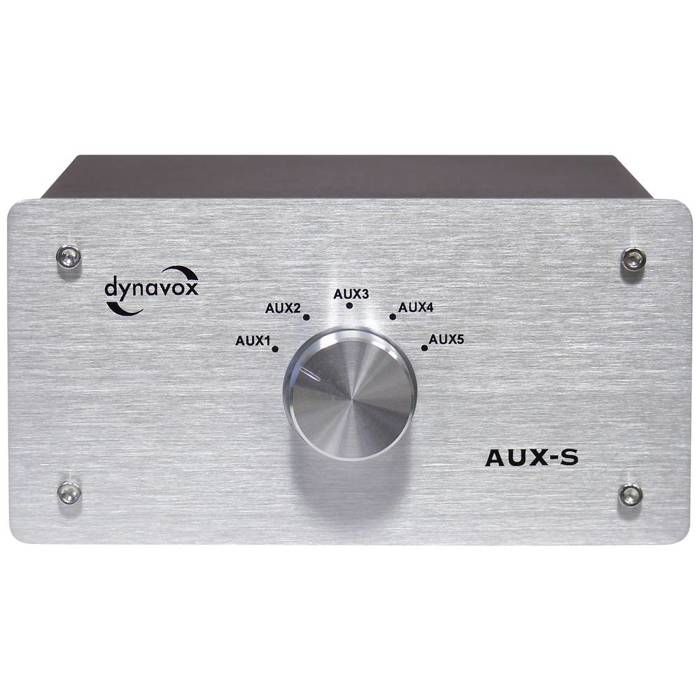 Dynavox AUX-S Pro - Commutatore 5 Ingressi RCA A 2 Uscite, Per Impianti Audio, Nero - Foto 10