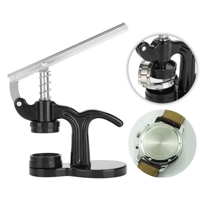 Presse à Verre De Montre Professionnelle - 20 Matrices Incluses - Outil Réparation Horloger Compatible 5500A/5500C