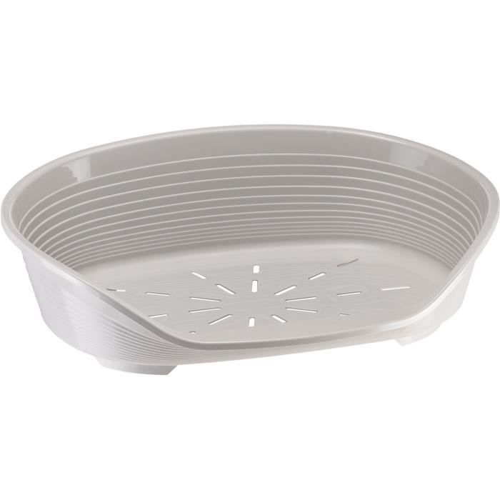 Comparer les prix de Corbeille - FERPLAST - SIESTA DELUXE 6 - Gris clair