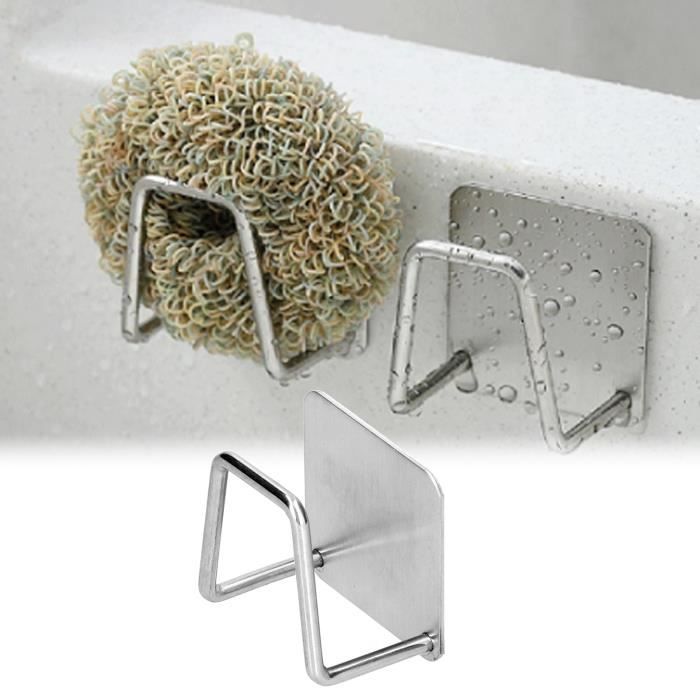 Lot De 8 Supports Muraux En Acier Inoxydable - Pour Affichage, Clous Publicitaires, Supports D'angle