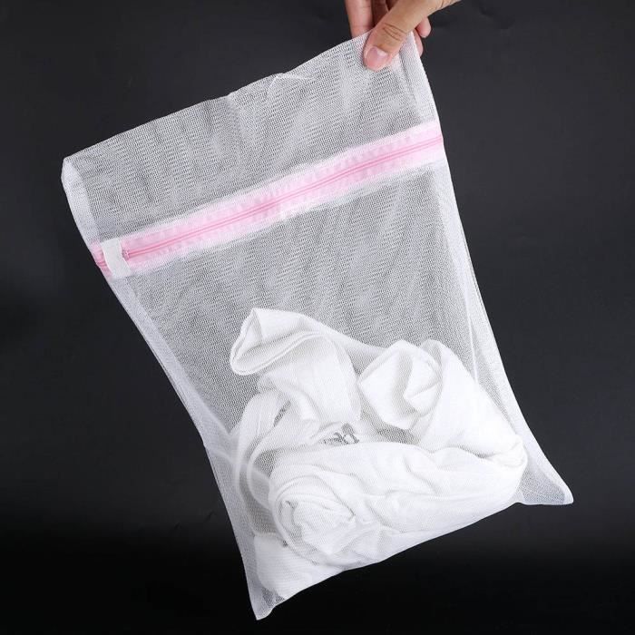 CJZZ Lot 4 Sacs De Lavage Machine - 2 Filets Maille + 2 Sacs Soutien-Gorge Avec Fermeture Éclair