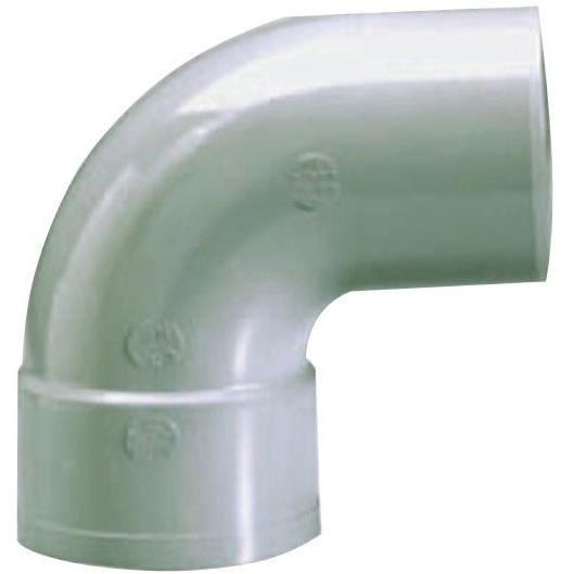 Coude PVC coudé 87° - GIRPI - Diamètre 100 mm - Femelle/Mâle - Plastique