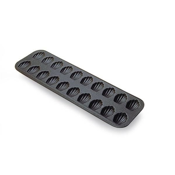 Gobel Plaque 20 madeleinettes - 39.5x12.5x1.3cm - Acier anti-adhérent