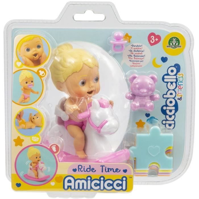 Cicciobello Amicicci - CHUSE - CC0101 - Jouet - Garçon Blond - Accessoires  inclus - Cdiscount Jeux - Jouets