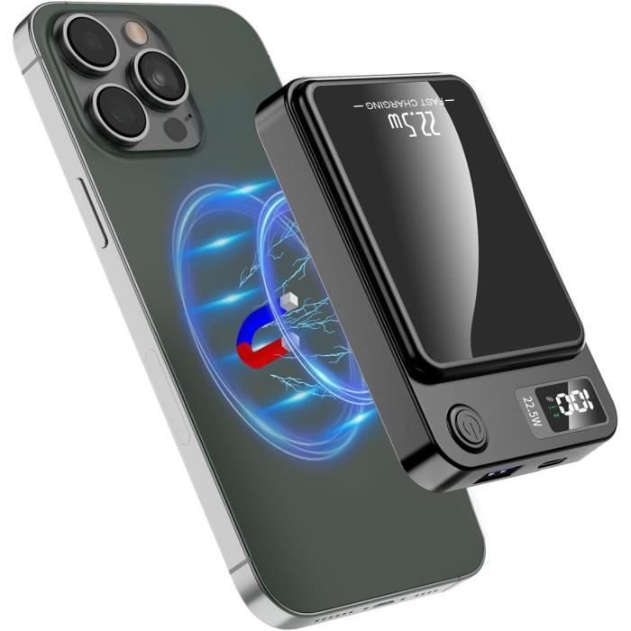 Batterie Externe Magnétique