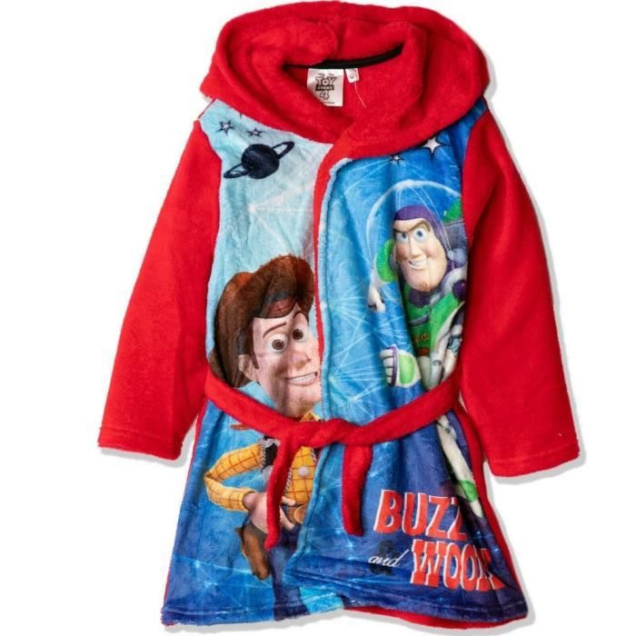 Robe de chambre 6 ans Toy Story peignoir enfant rouge GUIZMAX Cdiscount Maison
