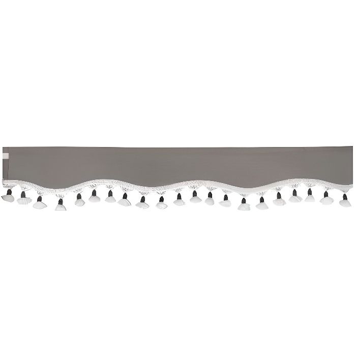 Franges de cabine 240x18 cm - Gris - Cdiscount Auto