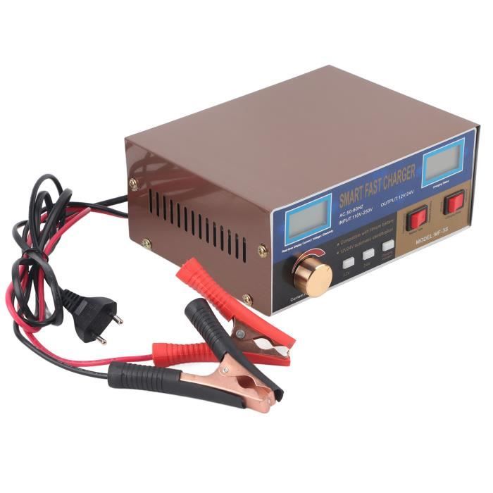 Chargeur Batterie Voiture Intelligent 400W 22A 12V/24V - Automatique Pour Voiture, Moto, Camion