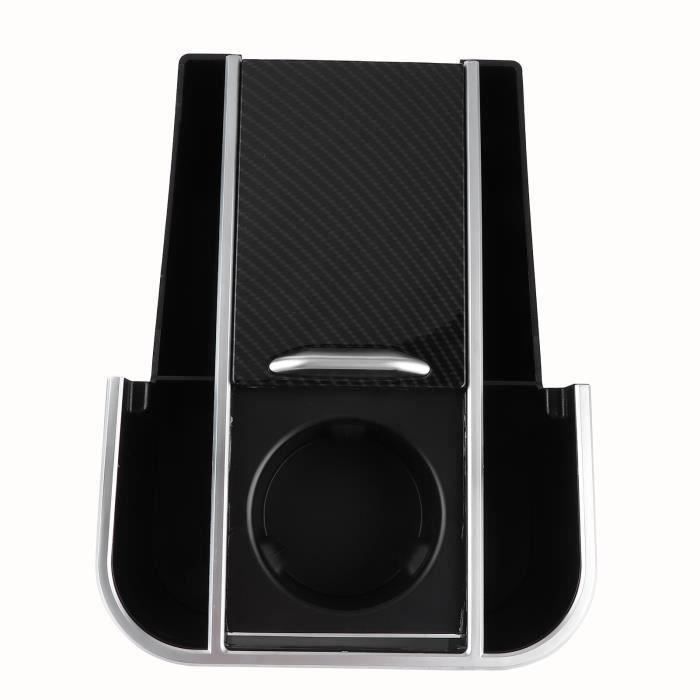 HIGH FLYING Cache Boîte Vitesses Kia Niro 2022-2025 – Panneau Décoratif Fibre Carbone Noir – Accessoire Intérieur Personnalisé 1 Pièce