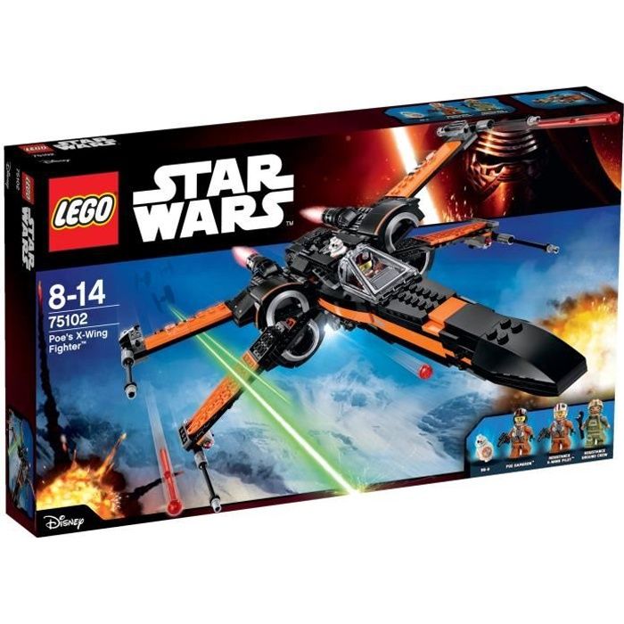 Acheter LEGO® Star Wars 75102 Poes X-Wing Fighter Reconditionné - 149,00 € LEGO® Star Wars 75102 Poes X-Wing Fighter Reconditionné - Lego reconditionné disponible sur Cdiscount Seconde Vie