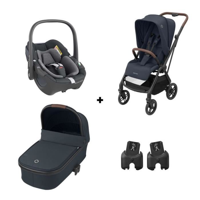 MAXI COSI Poussette TRIO Leona 2 Pebble 360 Oria Graphite