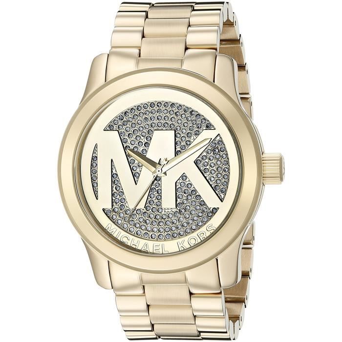 Montre Michael Kors Femme MK5706 Achat vente montre Femme Adulte Jaune Cuir Cdiscount