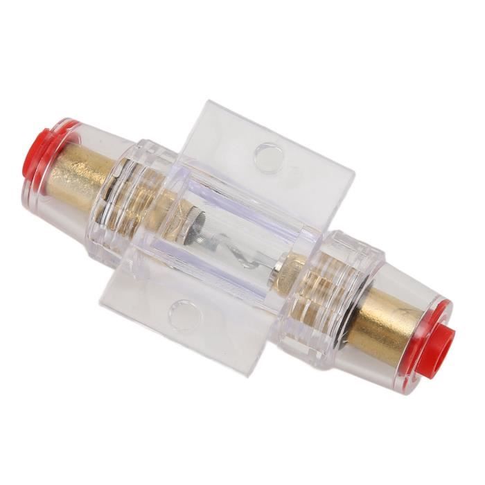 Porte-fusible AGU 1 Entrée/1 Sortie 60A - Bloc De Distribution Pour Installation Audio Voiture, Câble 4/8 Gauge
