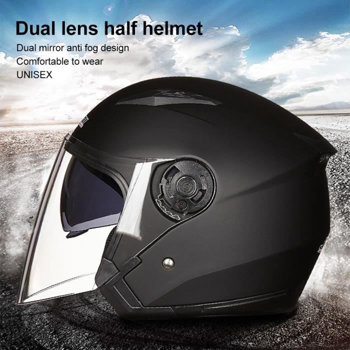 Casque Femme Scooter Adulte - Anti-bu?�e - Double miroir - 1PC - M - Cdiscount Auto