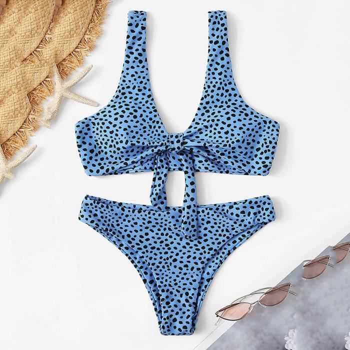maillot de bain leopard 2 pieces