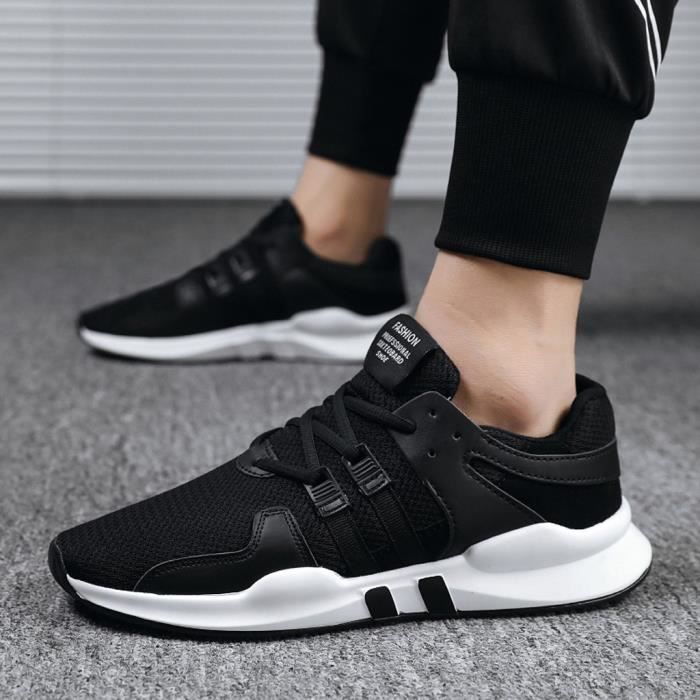 Chaussures De Course Pour Homme - Légères - En Maille - Pour La Marche, La Gym, Le Tennis - Légères Et Respirantes - Pour Le Sport, Le Fitness, Le
