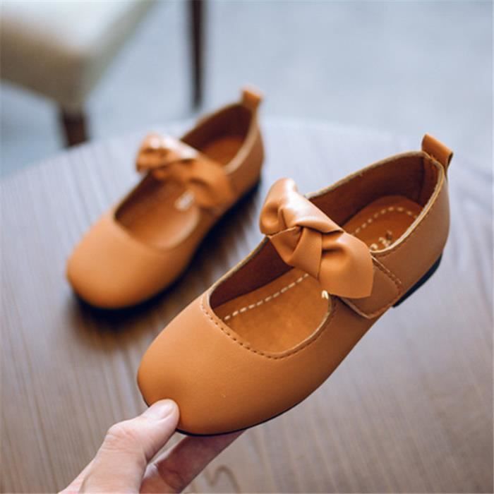 Ballerine cuir fille best sale