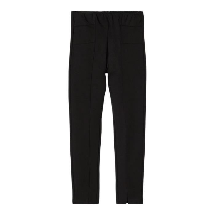 Legging fille Name it Tidalu - noir - 10 ans - élastique caché - points décoratifs - fente courte Legging fille Name it Tidalu - noir - 10 ans - élastique caché - points décoratifs - fente courte