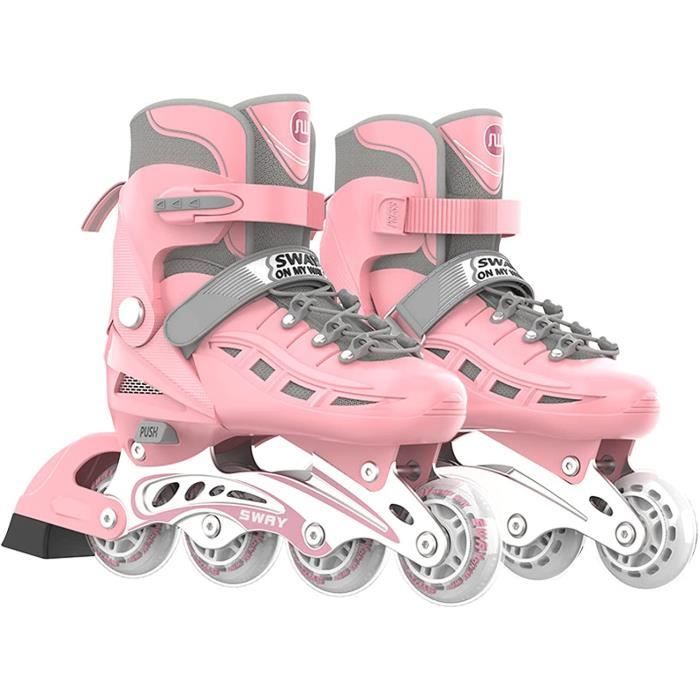 Patins à Roulettes Réglables Pour Enfants Et Adultes - Taille S (31-34) Et M (35-38) - Parfait Pour Débutants
