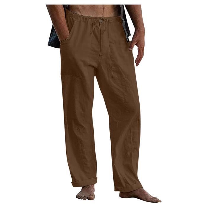 Pantalon De Survêtement Homme - Coupe Droite, Taille élastique, Style Décontracté Streetwear