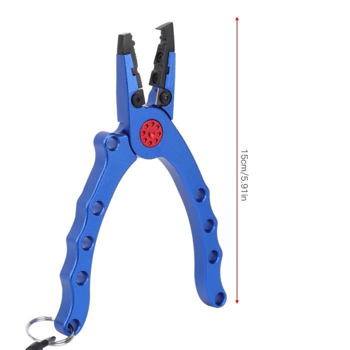 Pince Multi-Usage Pêche Zite Fishing + Sac Ceinture - Coupe-Ligne, Pince Manchons, Décrocheur