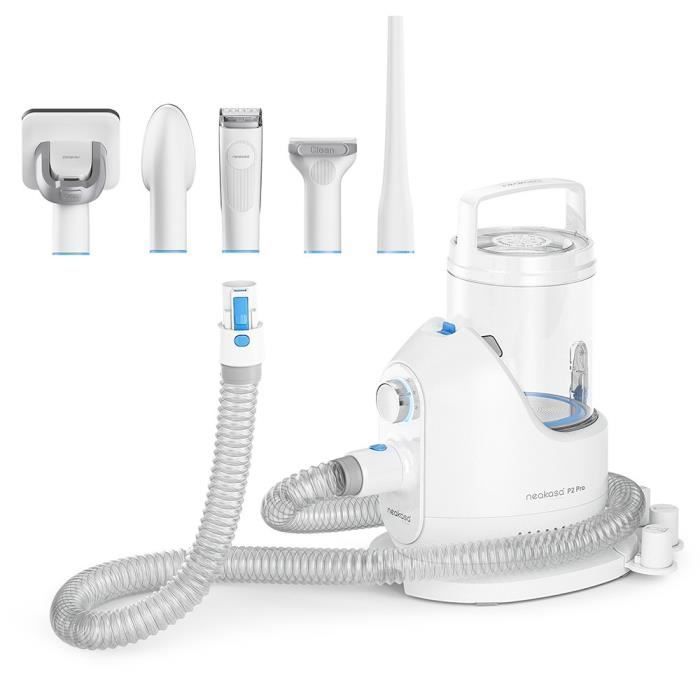 Meilleurs prix pour Neakasa P2 Pro Tondeuse pour Chien avec Aspirateur - Toilettage Professionnel pour Animaux de Compagnie - 5 Outils de Soins