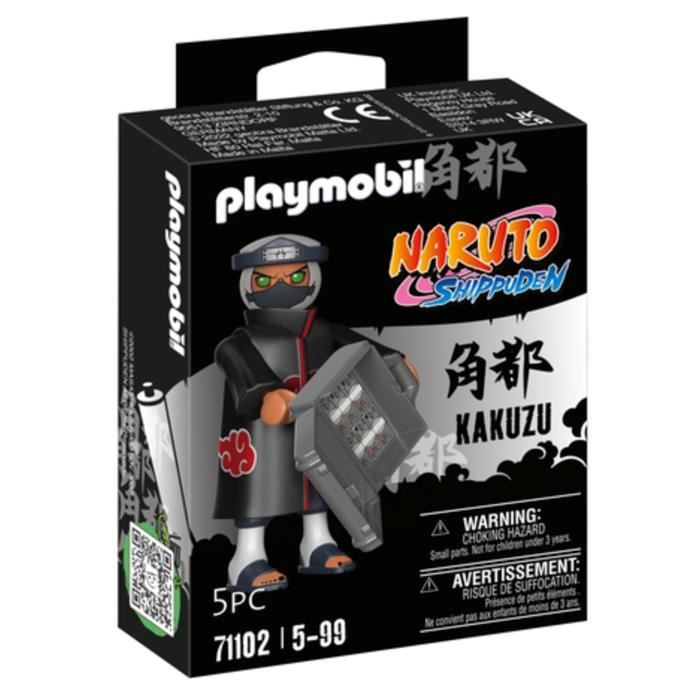 PLAYMOBIL - 71102 - Kakuzu - Naruto Shippuden - 8 pièces - Multicolore - Figurine de collection