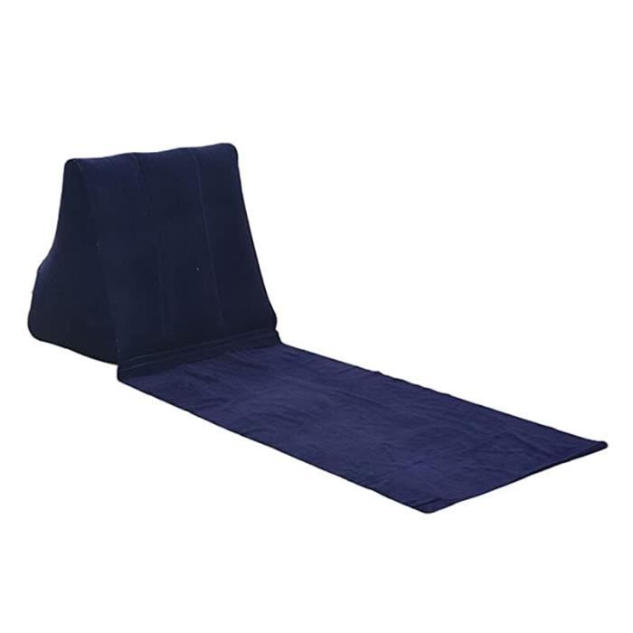 Canapé Gonflable D'extérieur - Pas De Pompe, Gonflage Manuel - Tissu Oxford Imperméable 185x70 Cm