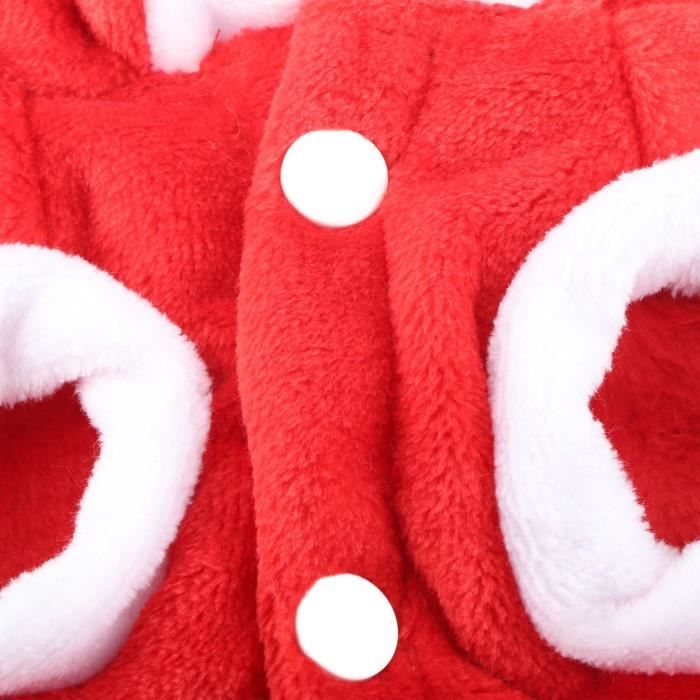 Comparer les prix de SALUTUYA Vêtements pour chiens Vêtements chauds en flanelle de Noël pour animaux de compagnie, chats et chiens animalerie masque
