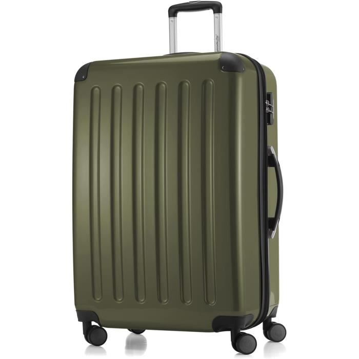 HAUPTSTADTKOFFER Valise Soute Rigide ALEX 75 Cm | 119 Litres | 4 Roues Doubles | Or Automne