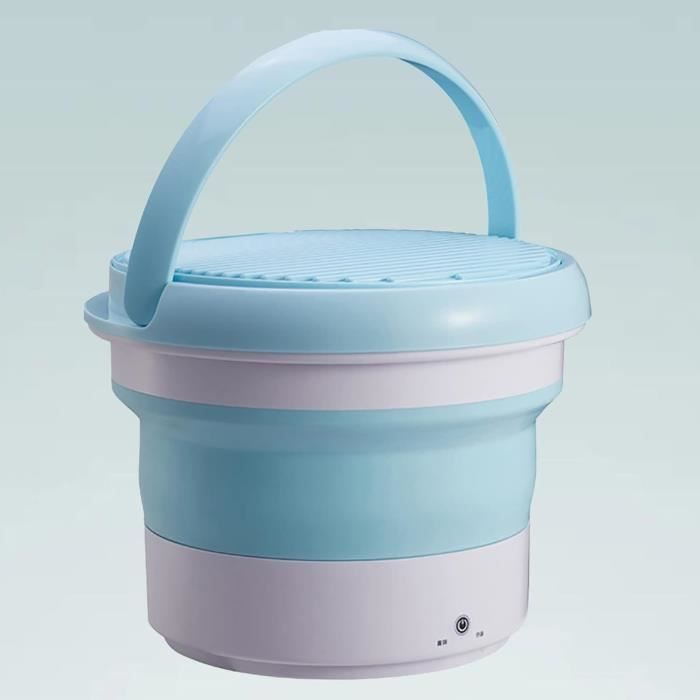 Mini Laveuse Portable Sans Fil - Pour Sous-vêtements, Chaussettes, Idéal Voyage, Camping, Appartement
