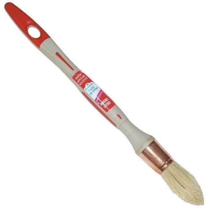 Pouce à rechampir spécial peinture glycéro - SAVY - n°10 - Soies pures - Manche bi-matières Soft