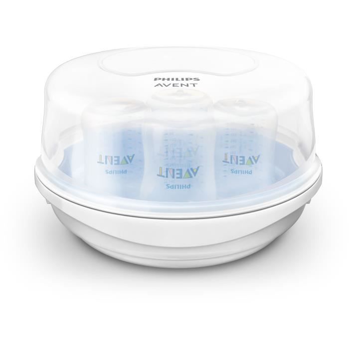 PHILIPS AVENT SCF281/02 Stérilisateur micro-ondes à vapeur -Stérilise en 2 minutes - Elimine 99,9% des bactéries