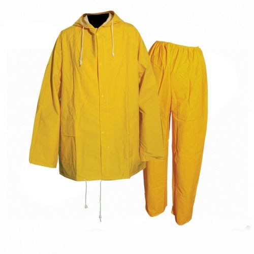 SILVERLINE Tenue impermeable Jaune 2 pieces Cdiscount Bricolage
