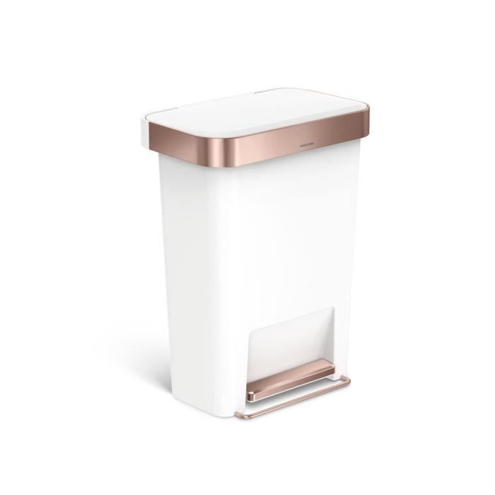 Or rose Simplehuman Poubelles 55 L