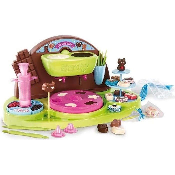 Kit créatif gourmand - SMOBY - CHEF Chocolate Factory - Chocolats sucettes et guimauves - Made in France