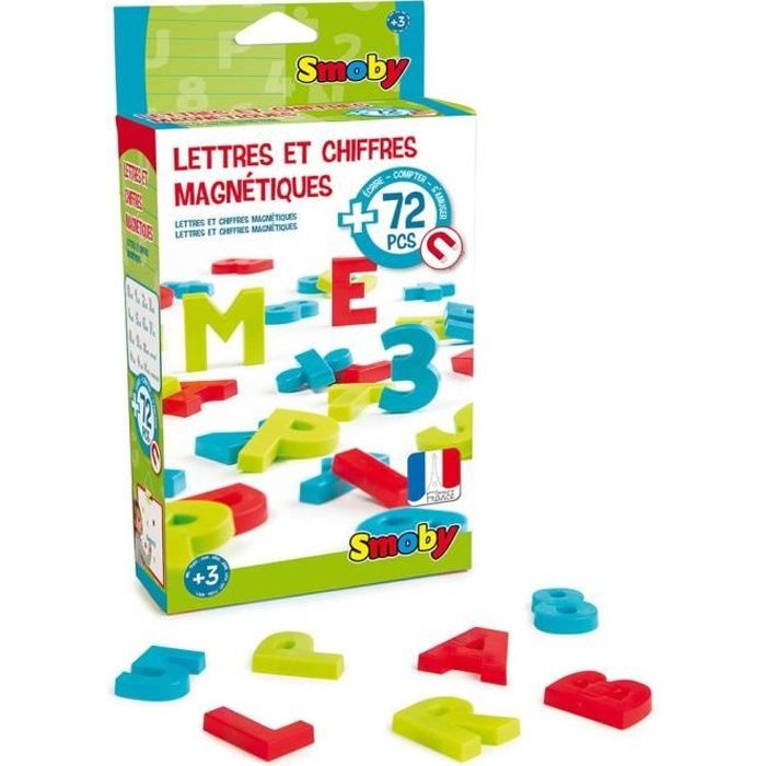 Lettres ABC et chiffres magnétiques - Jeux et jouets JeuJura - Avenue des  Jeux