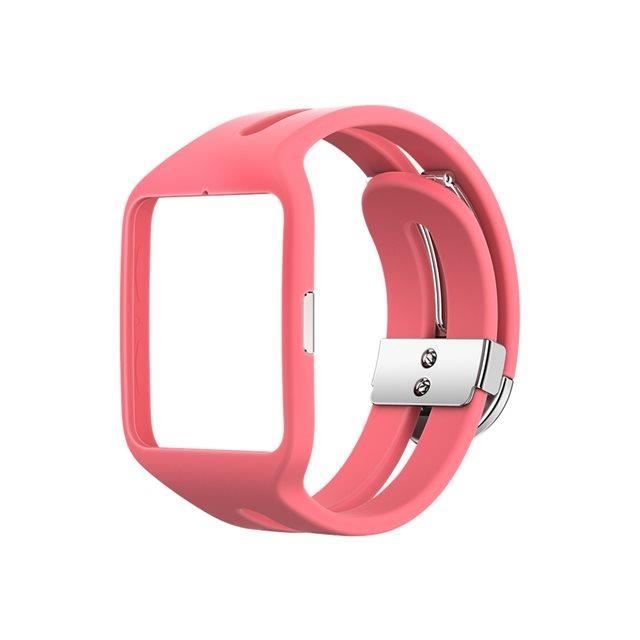 Sony SWR510 Bracelet de rechange pour Sony SmartWatch 3 Rose