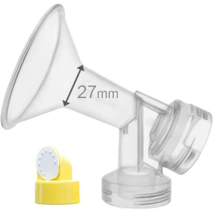 Lot de 2 flacons de recueils pour tire-lait simple et double 180 ml | aba
