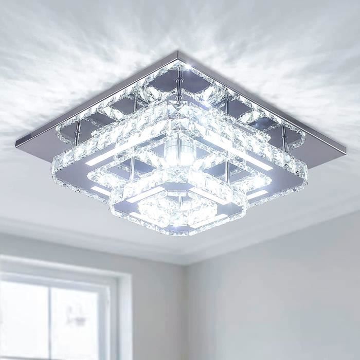 Lampe de Lustre - CLAIRDAI - Modèle Moderne - Cristal K9 - LED Intégrée - 29W