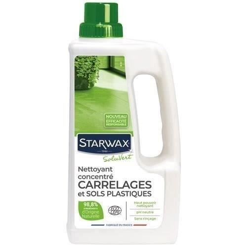 STARWAX Nettoyant concentré carrelages et sols plastiques 1l Ecocert